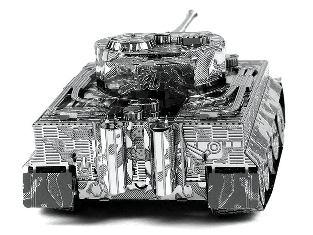 Model Kit German Tiger I Tank (Moderate Difficulty) Steel Model by Metal Earth view 5