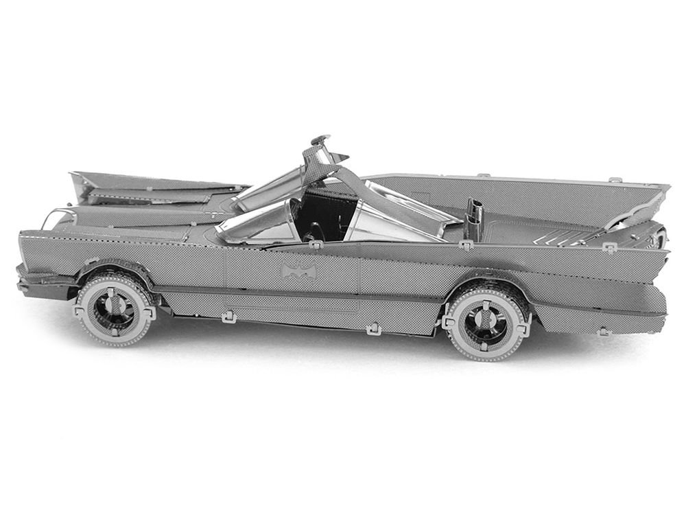Model Kit 1966 Classic TV Series Batmobile "Batman" (1966) TV Series (Challenging Difficulty) Steel Model by Metal Earth view 2