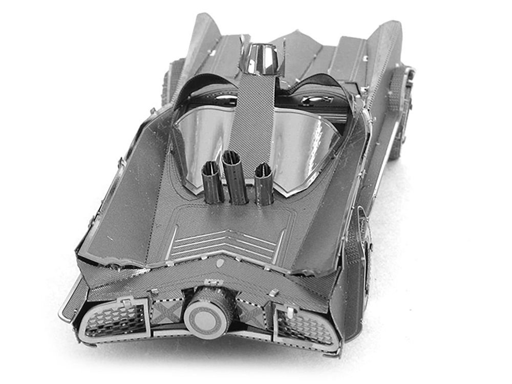 Model Kit 1966 Classic TV Series Batmobile "Batman" (1966) TV Series (Challenging Difficulty) Steel Model by Metal Earth view 3