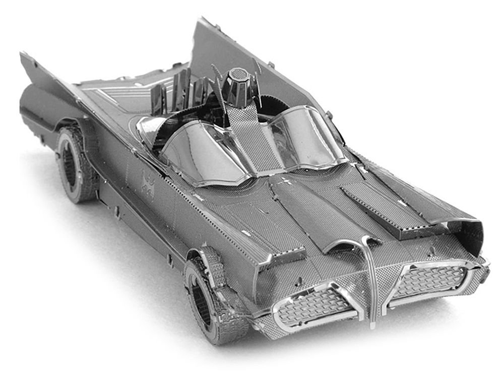 Model Kit 1966 Classic TV Series Batmobile "Batman" (1966) TV Series (Challenging Difficulty) Steel Model by Metal Earth view 4