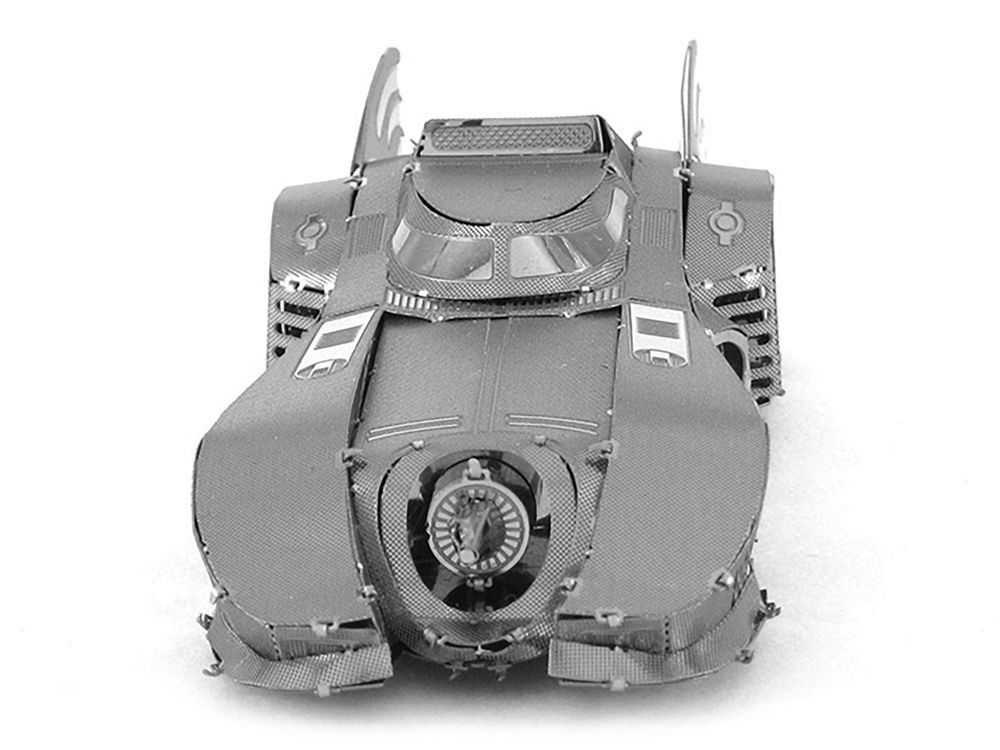 Model Kit 1989 Batmobile "Batman" (1989) Movie (Challenging Difficulty) Steel Model by Metal Earth view 4