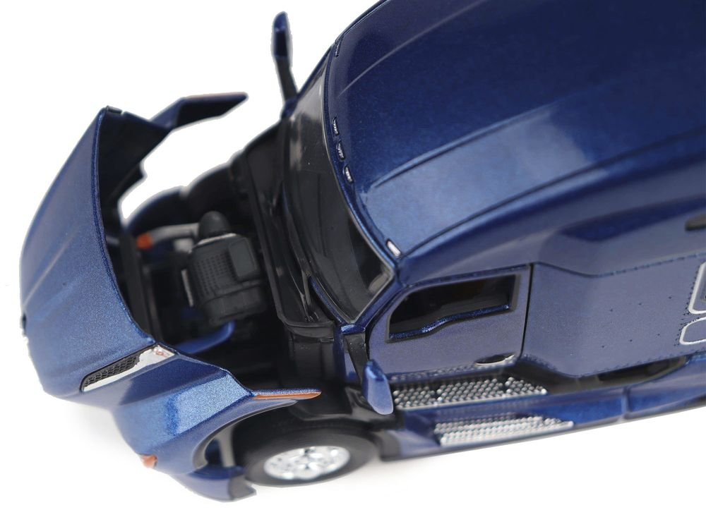 Kenworth T680 Truck Tractor Deep Cerulean Blue Metallic "Transport Series" 1/50 Diecast Model by Diecast Masters view 2