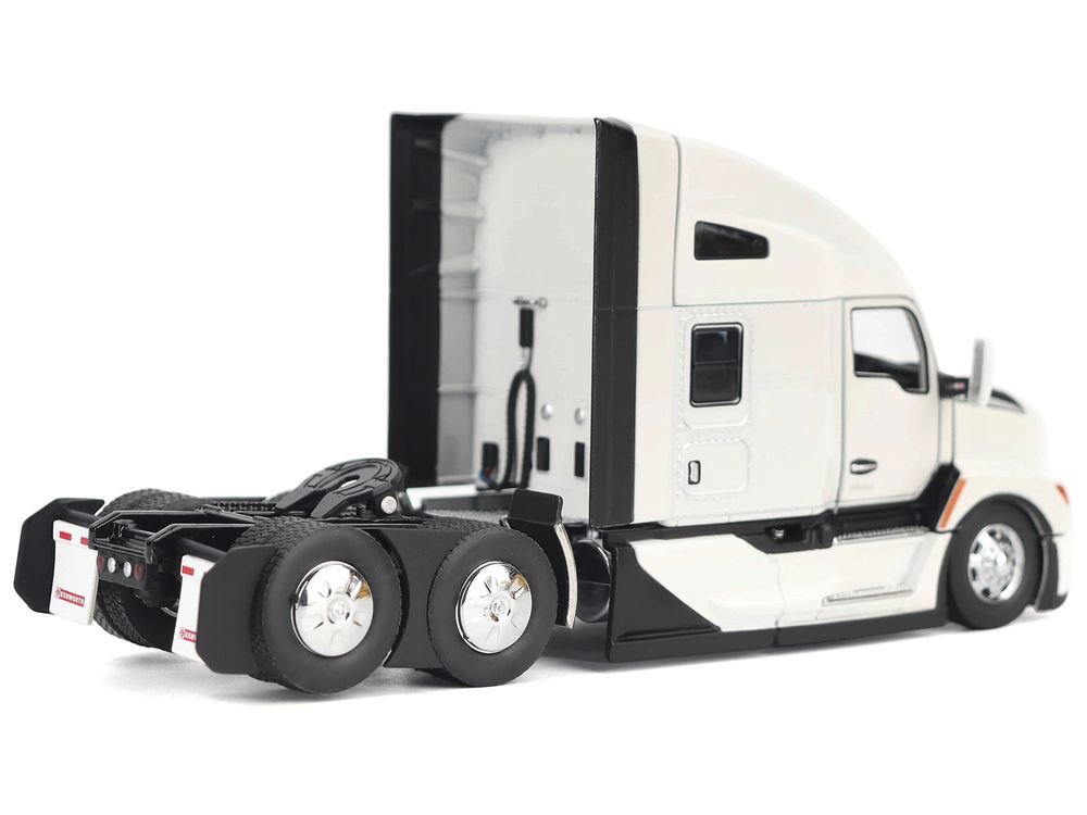 Kenworth T680 Truck Tractor Pearl White "Transport Series" 1/50 Diecast Model by Diecast Masters view 4