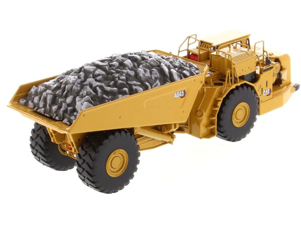 CAT Caterpillar AD45 Underground Articulated Truck Yellow "High Line" Series 1/50 Diecast Model by Diecast Masters view 2