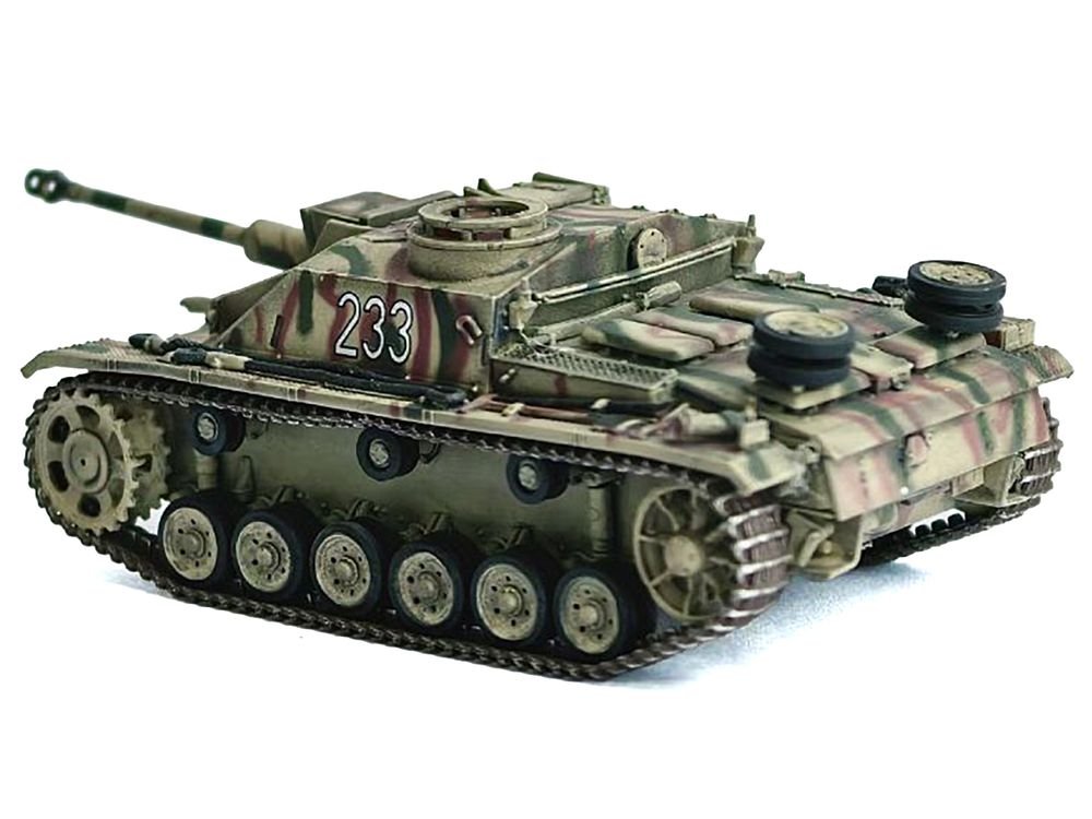 Germany StuG III Ausf. G "Early Production" Tank "#233 Pz.Abt. 103 3.Pz.Gren. Div. Rome" (1943) "NEO Dragon Armor" Series 1/72 Plastic Model by Dragon Models view 3