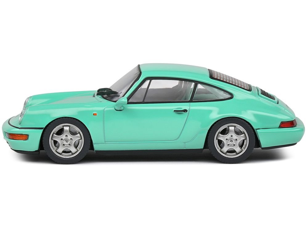 Porsche 911 (964) RS Clubsport Mint Green 1/43 Diecast Model Car by Solido view 2