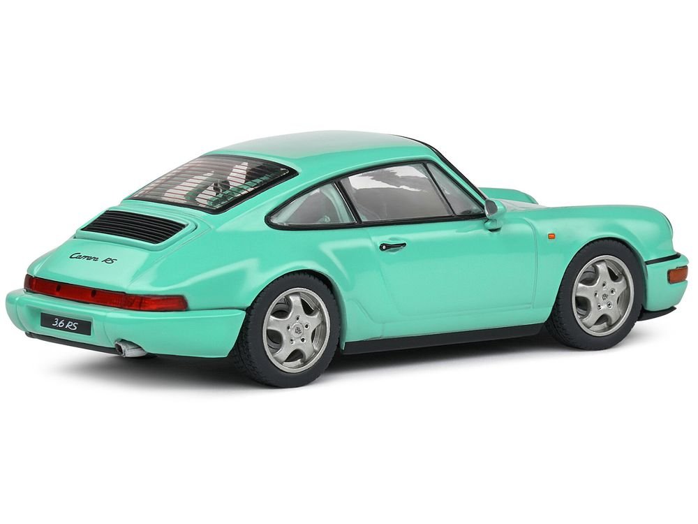 Porsche 911 (964) RS Clubsport Mint Green 1/43 Diecast Model Car by Solido view 3