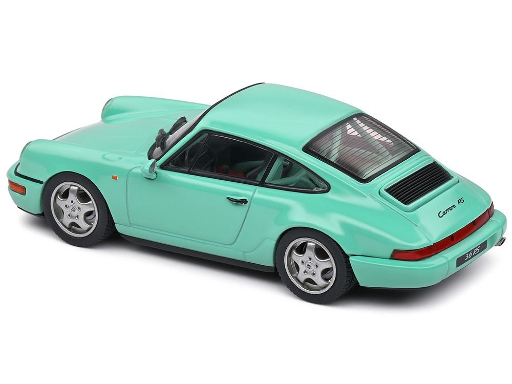 Porsche 911 (964) RS Clubsport Mint Green 1/43 Diecast Model Car by Solido view 5