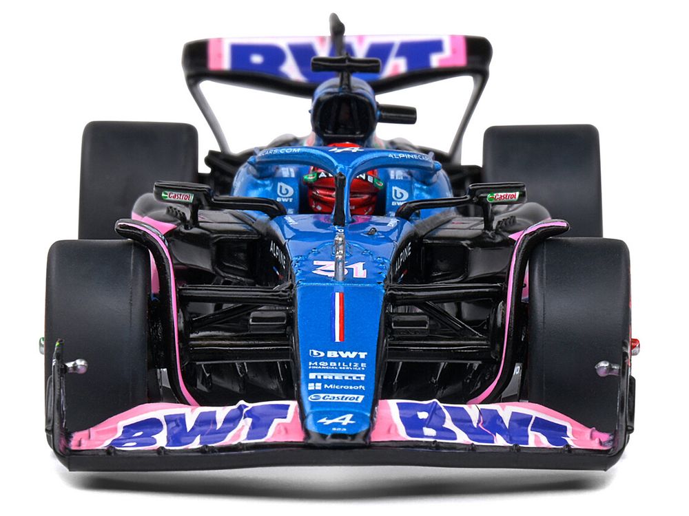 Alpine A523 #31 Esteban Ocon "BWT" 3rd Place "Formula One F1" Monaco GP (2023) 1/43 Diecast Model Car by Solido view 5