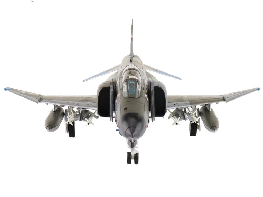 McDonnell Douglas F-4F Phantom II Fighter-Bomber Aircraft "Jagdgeschwader 74 (JG 74) Molders" (1982) German Luftwaffe "Air Power Series" 1/72 Diecast Model by Hobby Master view 3