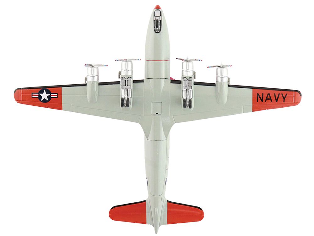 Douglas C-54Q Skymaster Transport Aircraft "US Navy Test Pilot School" (1973) United States Navy "Airliner Series" 1/200 Diecast Model by Hobby Master view 4