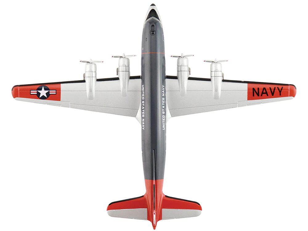 Douglas R5D-3 Skymaster Transport Aircraft "Operation Deep Freeze" (1950s) United States Navy "Airliner Series" 1/200 Diecast Model by Hobby Master view 3