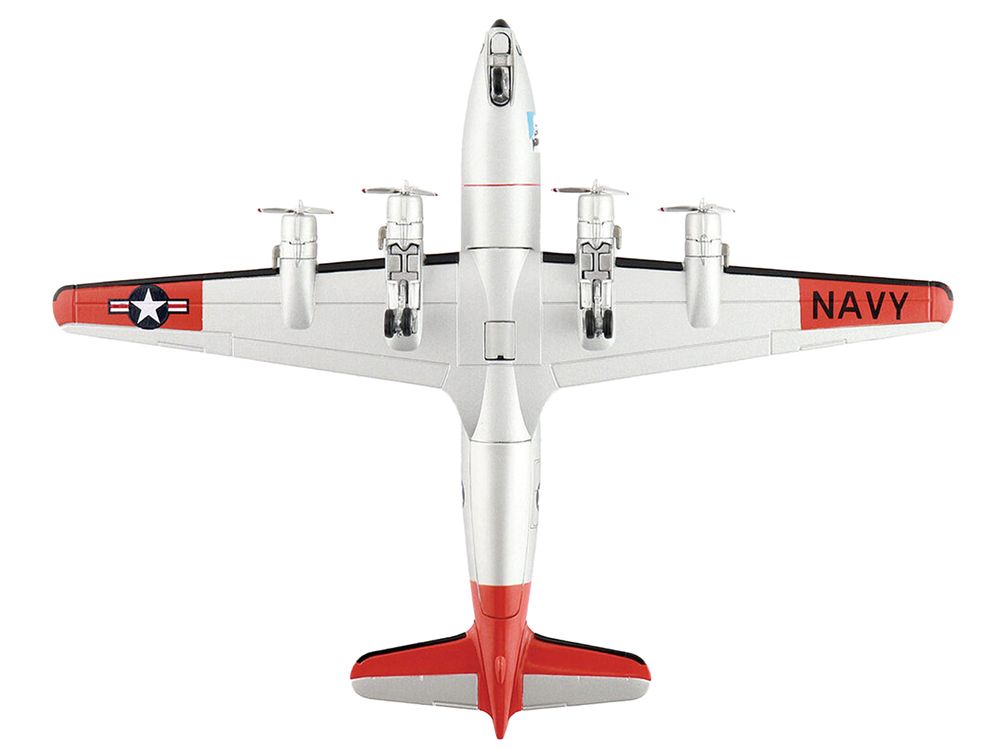 Douglas R5D-3 Skymaster Transport Aircraft "Operation Deep Freeze" (1950s) United States Navy "Airliner Series" 1/200 Diecast Model by Hobby Master view 4