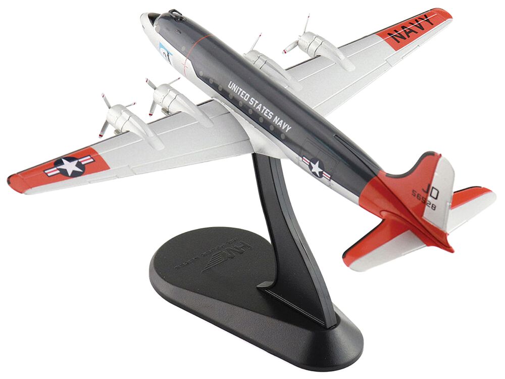Douglas R5D-3 Skymaster Transport Aircraft "Operation Deep Freeze" (1950s) United States Navy "Airliner Series" 1/200 Diecast Model by Hobby Master view 5