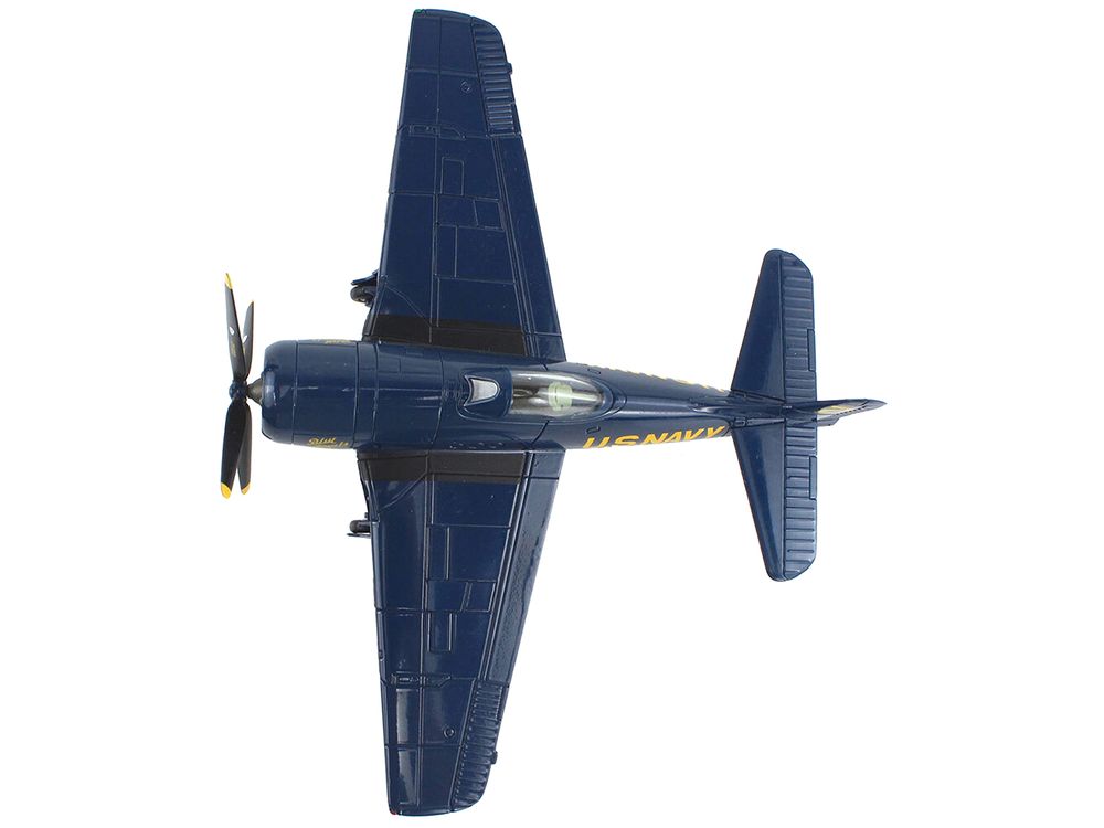 Grumman F8F Bearcat Fighter Aircraft "Blue Angels #2" (1946) United States Navy "SkyMax Models" Series 1/72 Diecast Model by Hobby Master view 4