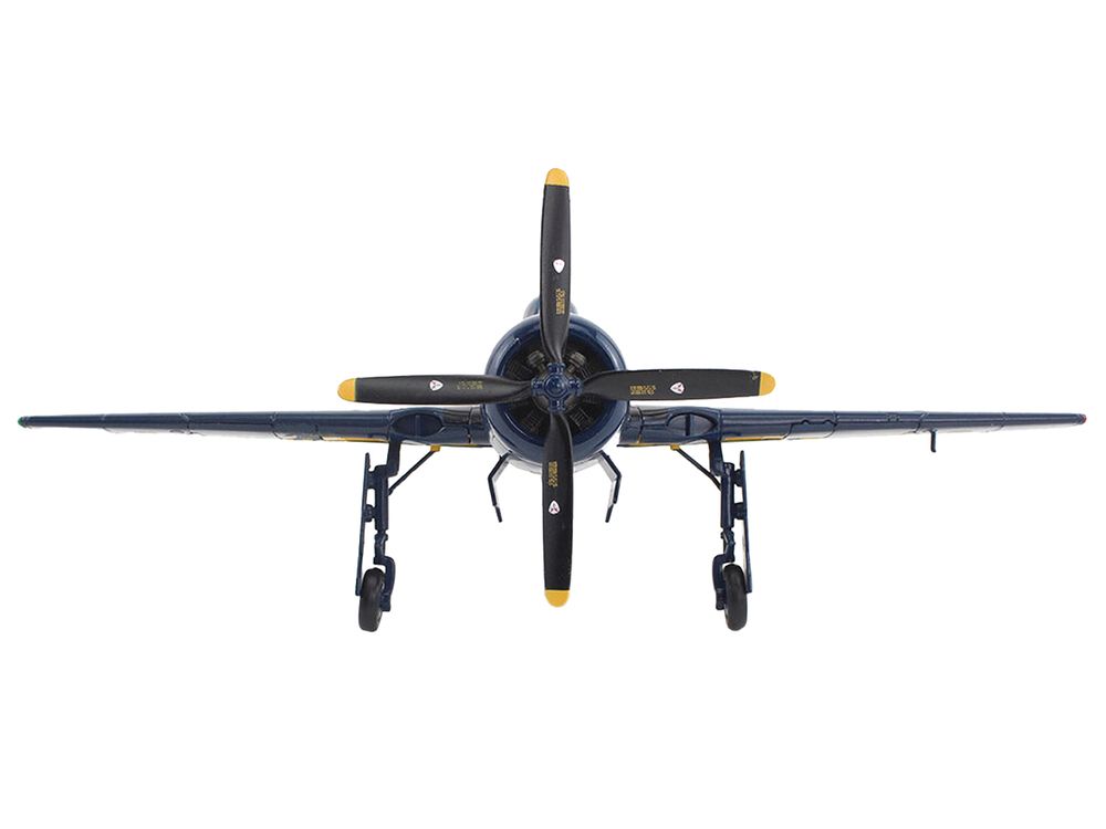 Grumman F8F Bearcat Fighter Aircraft "Blue Angels (#1-5 decals)" (1946) United States Navy "SkyMax Models" Series 1/72 Diecast Model by Hobby Master view 3