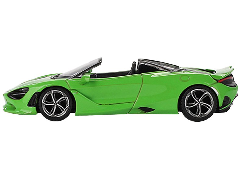 McLaren 750S Spider Mantis Green Limited Edition 1/64 Diecast Model Car by Mini GT view 2