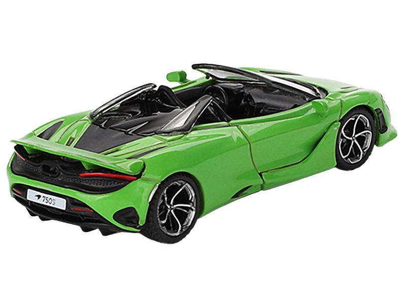 McLaren 750S Spider Mantis Green Limited Edition 1/64 Diecast Model Car by Mini GT view 3