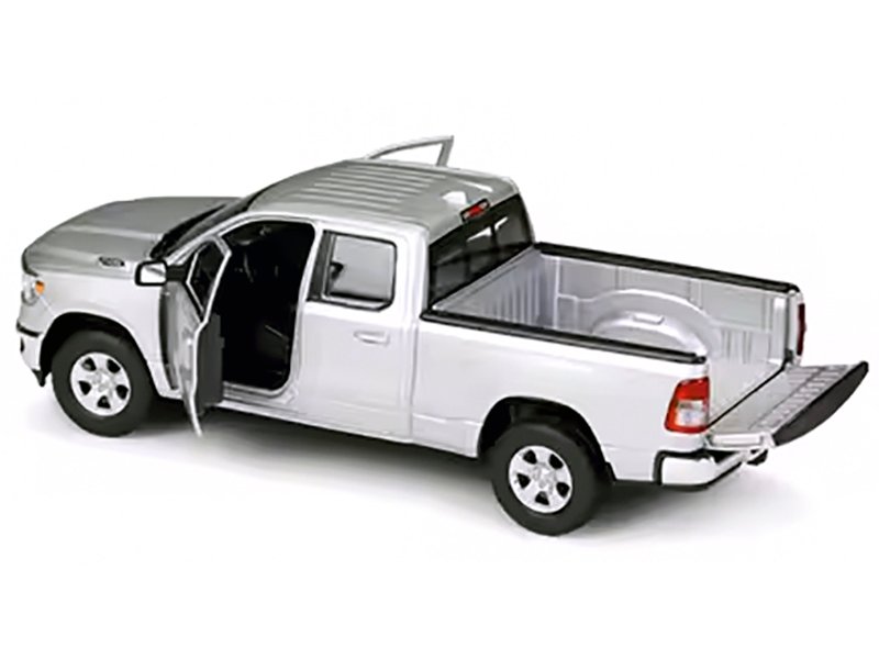 2019 RAM 1500 Pickup Truck Silver Metallic "NEX Models" Series 1/27 Diecast Model Car by Welly view 3