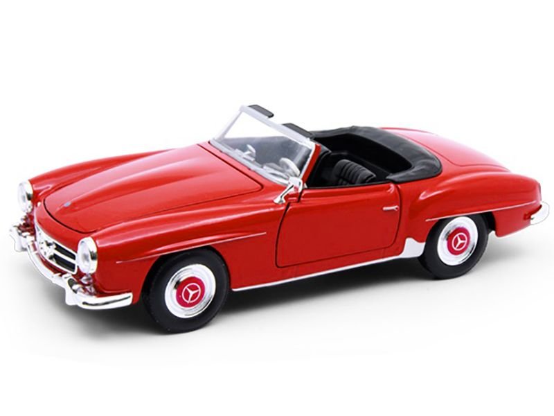 1955 Mercedes-Benz 190 SL Red "NEX Models" Series 1/24 Diecast Model Car by Welly view 2