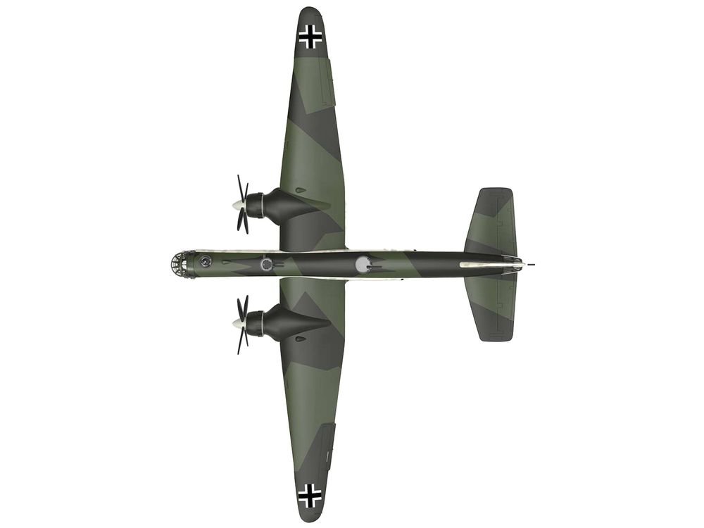 Heinkel He 177 Bomber Aircraft "II./KG 40 Bordeaux France" (1942) German Luftwaffe 1/144 Diecast Model Airplane by Luppa view 2