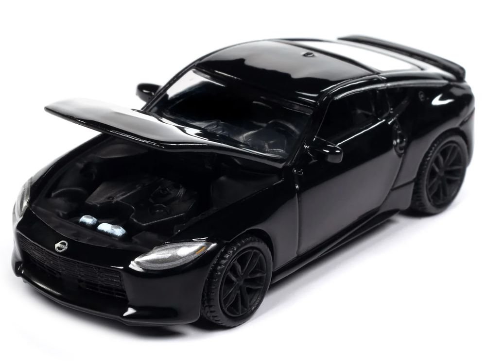 2023 Nissan Z Black Diamond "Import Legends" Series 1/64 Diecast Model Car by Auto World view 3