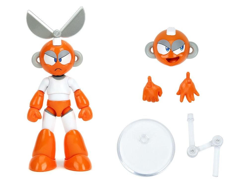Cut Man 4.5" Moveable Figure with Accessories and Alternate Head and Hands "Mega Man" (1987) Video Game Model by Jada view 2
