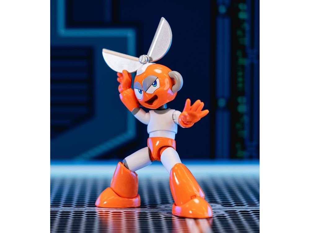 Cut Man 4.5" Moveable Figure with Accessories and Alternate Head and Hands "Mega Man" (1987) Video Game Model by Jada view 5