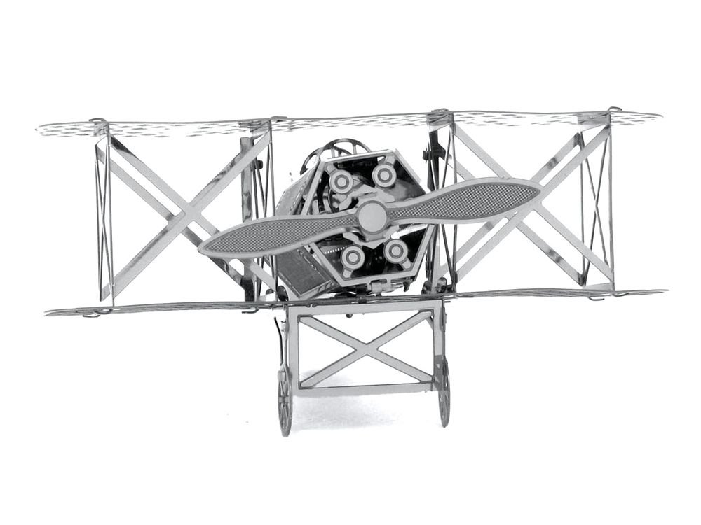 Model Kit Fokker D-VII Fighter Aircraft "Imperial German Army" (Easy Difficulty) Steel Model by Metal Earth view 3