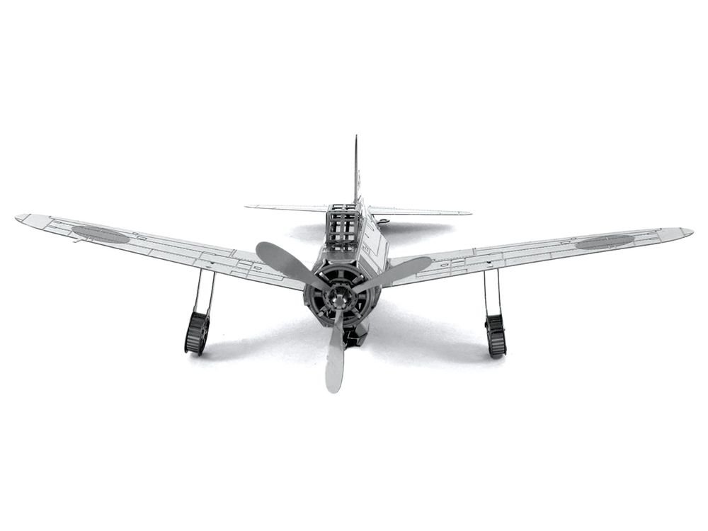 Model Kit Mitsubishi Zero Fighter Aircraft "Imperial Japanese Navy Air Service" (Moderate Difficulty) Steel Model by Metal Earth view 3