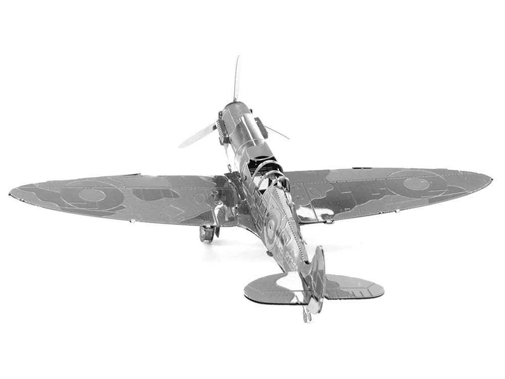 Model Kit Supermarine Spitfire Fighter Aircraft "Royal Air Force" (Easy Difficulty) Steel Model by Metal Earth view 4