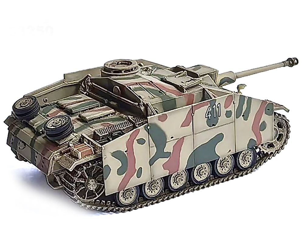 Germany StuG.III Ausf.G Early Production Tank with Schurzen #411 "Panzer Abteilung 115 Italy" (1943) "NEO Dragon Armor" Series 1/72 Plastic Model by Dragon Models view 2
