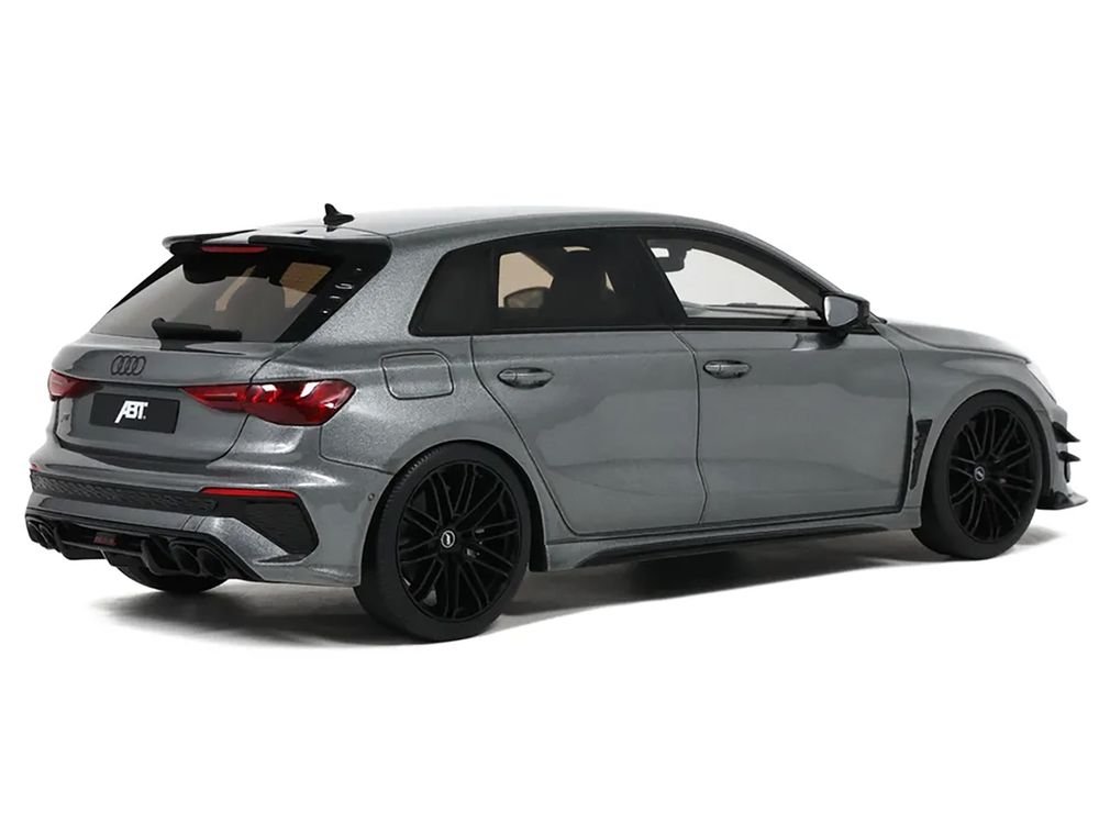 Audi ABT RS3-R Daytona Gray Metallic 1/18 Model Car by GT Spirit view 4