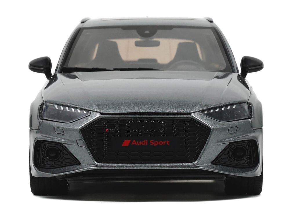 Audi RS 4 Competition Gray Metallic 1/18 Model Car by GT Spirit view 5