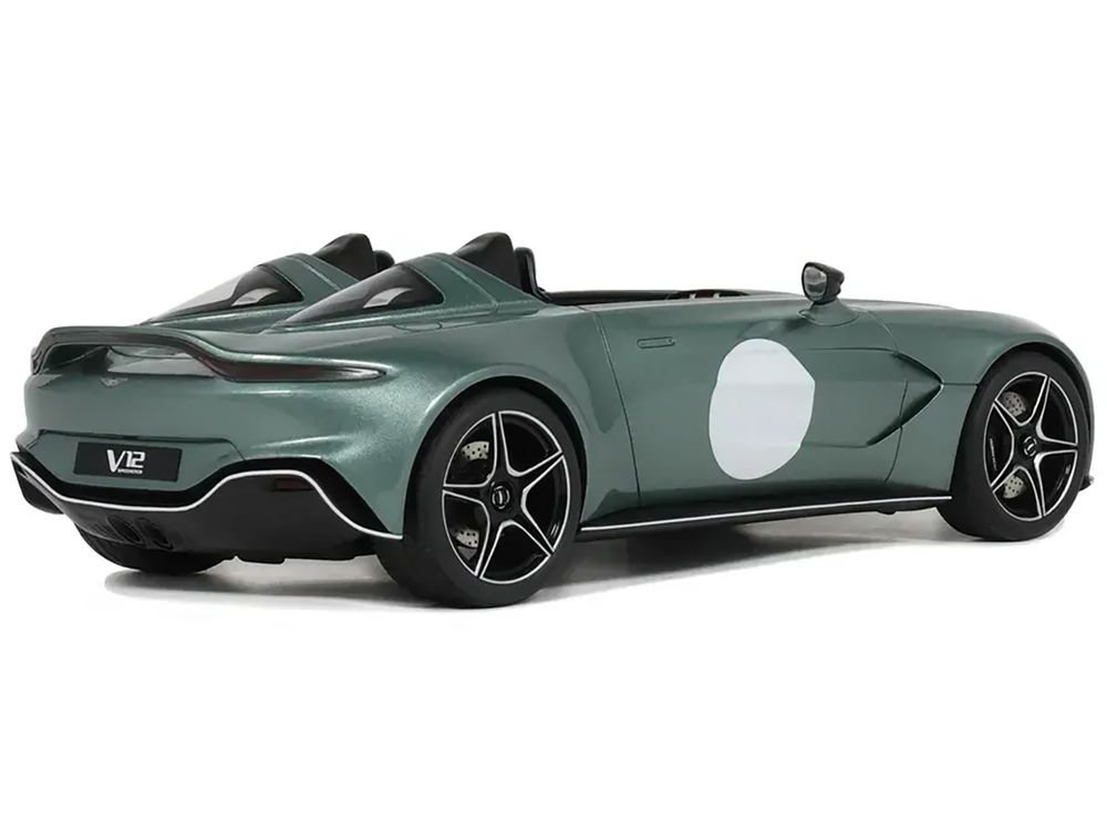 Aston Martin V12 Speedster Green Metallic 1/18 Model Car by GT Spirit view 5