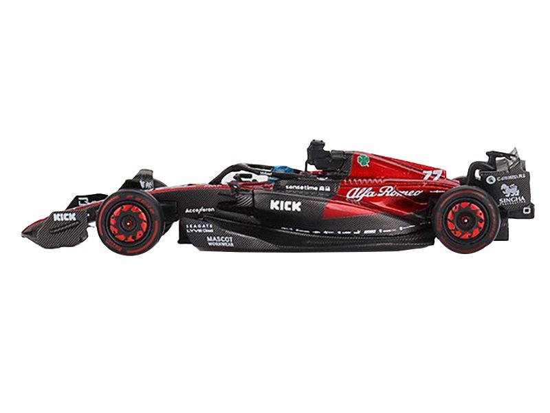 Alfa Romeo C43 #77 Valtteri Bottas "Alfa Romeo F1 Team Kick" Formula One F1 "Australian GP" (2023) Limited Edition 1/64 Diecast Model Car by Mini GT view 2