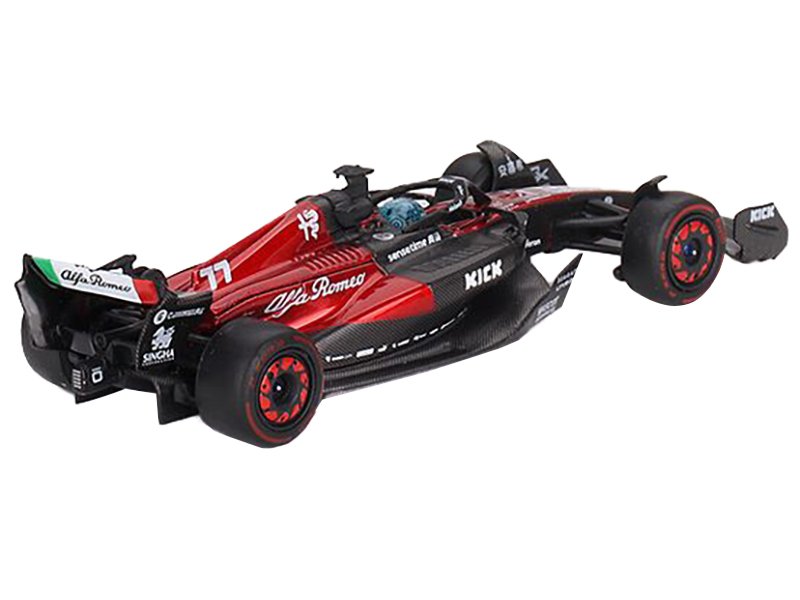 Alfa Romeo C43 #77 Valtteri Bottas "Alfa Romeo F1 Team Kick" Formula One F1 "Australian GP" (2023) Limited Edition 1/64 Diecast Model Car by Mini GT view 3