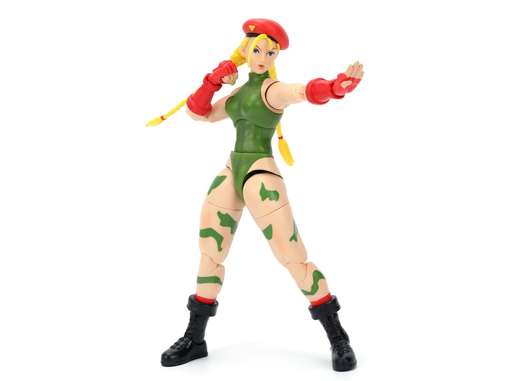 Cammy 6" Moveable Figure with Accessories and Alternate Head and Hands "Ultra Street Fighter II: The Final Challengers" (2017) Video Game Model by Jada view 3