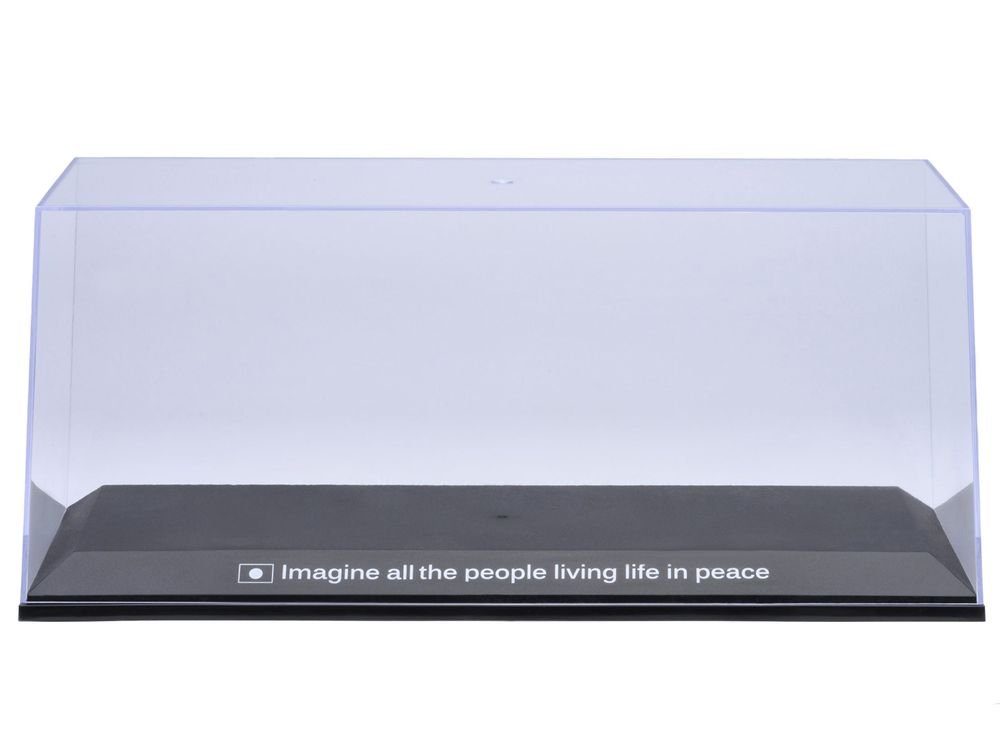 Collectible Display Show Case with Black Plastic Base and Green "LBWK" Logo for 1/18-1/24 Scale Model Cars by Autoart view 3