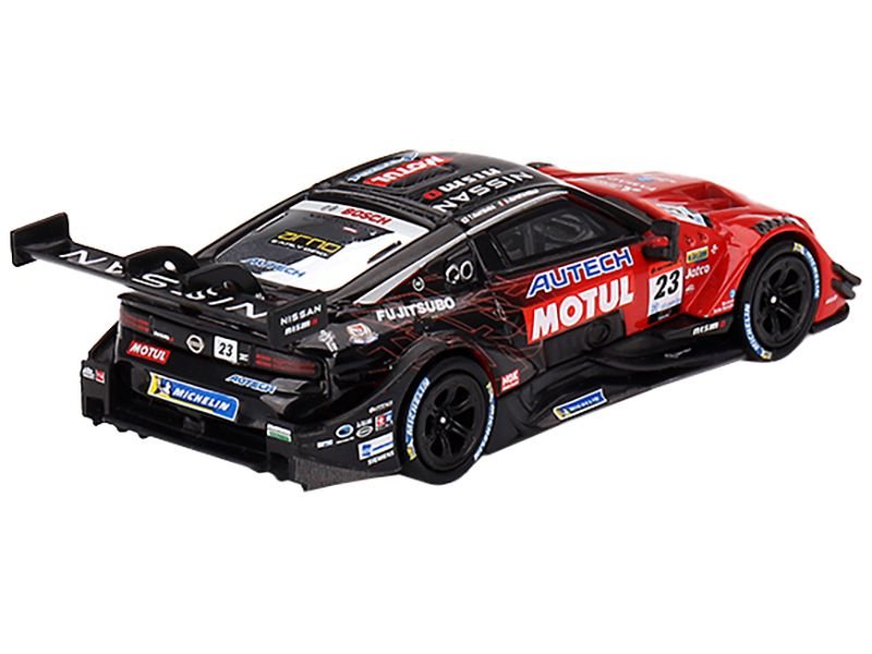 Nissan Z GT500 #23 Tsugio Matsuda - Ronnie Quintarelli "NISMO" "Super GT Series" (2023) Limited Edition 1/64 Diecast Model Car by Mini GT view 3