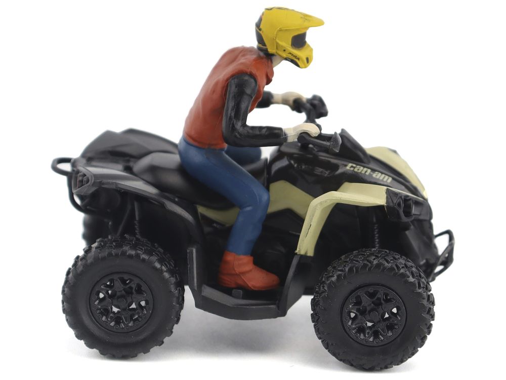 Can-Am Renegade X XC 1000R ATV Desert Tan with Driver Figure 1/32 Diecast Model by BRP Models view 2