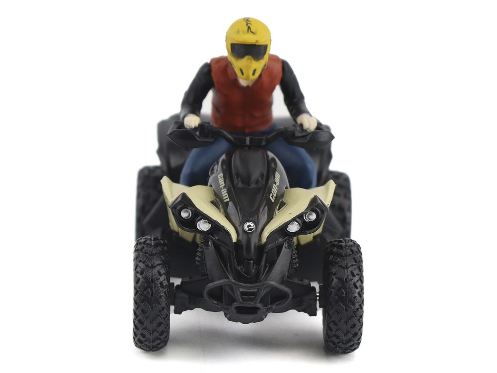 Can-Am Renegade X XC 1000R ATV Desert Tan with Driver Figure 1/32 Diecast Model by BRP Models view 4