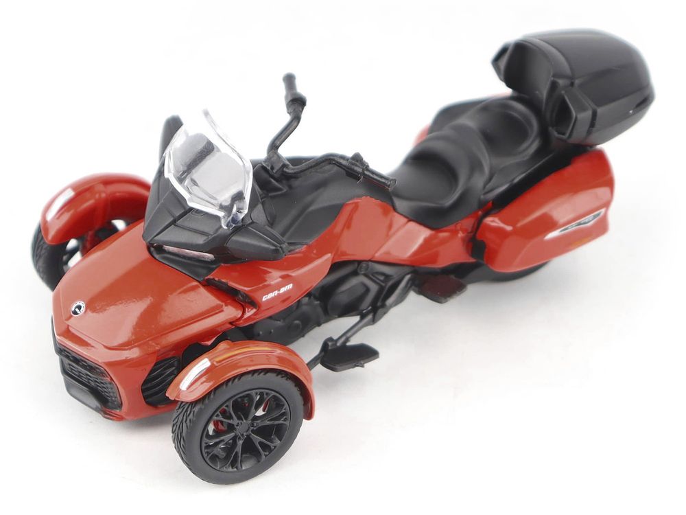 Can-Am Spyder F3 Limited Special Series 3-Wheel Motorcycle Viper Red 1/32 Diecast Model by BRP Models view 2