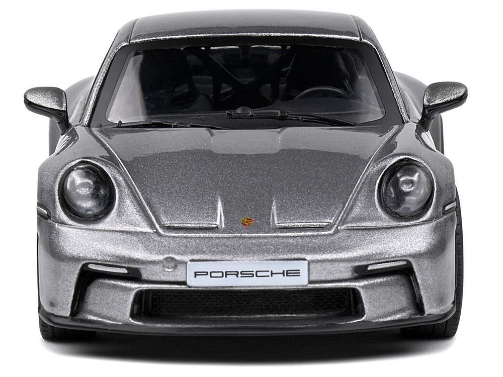 Porsche 911 (992) GT3 Touring GT Silver Metallic 1/43 Diecast Model Car by Solido view 4