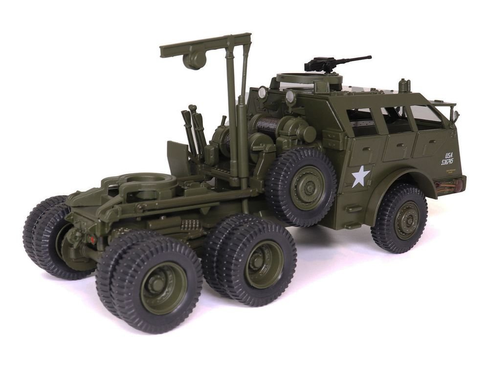 Pacific M26 Tractor Olive Drab "United States Army" 1/43 Diecast Model by Militaria Die Cast view 2