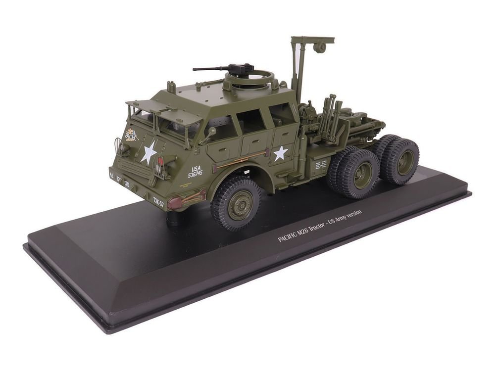 Pacific M26 Tractor Olive Drab "United States Army" 1/43 Diecast Model by Militaria Die Cast view 4