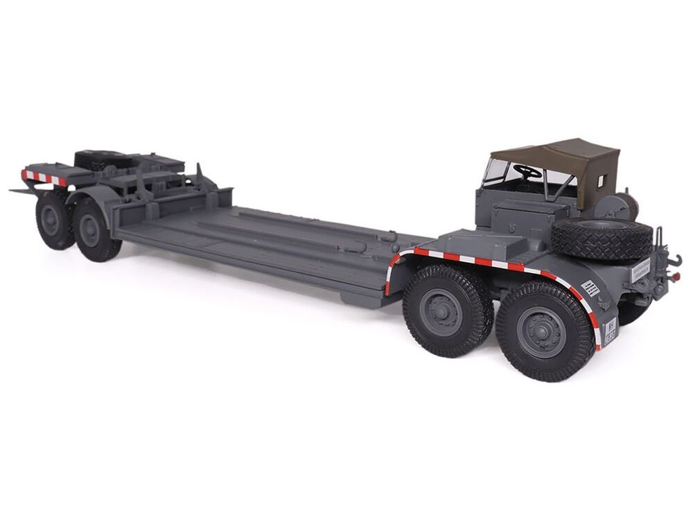 SD.AH. 116 22-Ton Tank Transporter Gray "German Army" 1/43 Diecast Model by Militaria Die Cast view 3