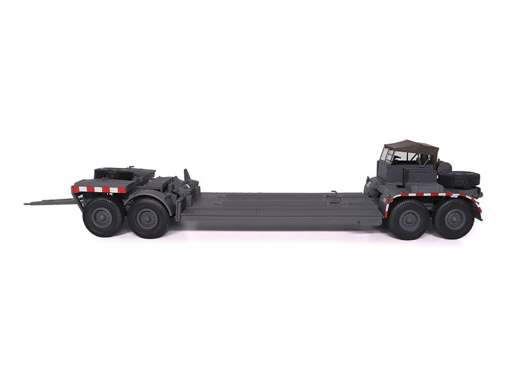 SD.AH. 116 22-Ton Tank Transporter Gray "German Army" 1/43 Diecast Model by Militaria Die Cast view 4