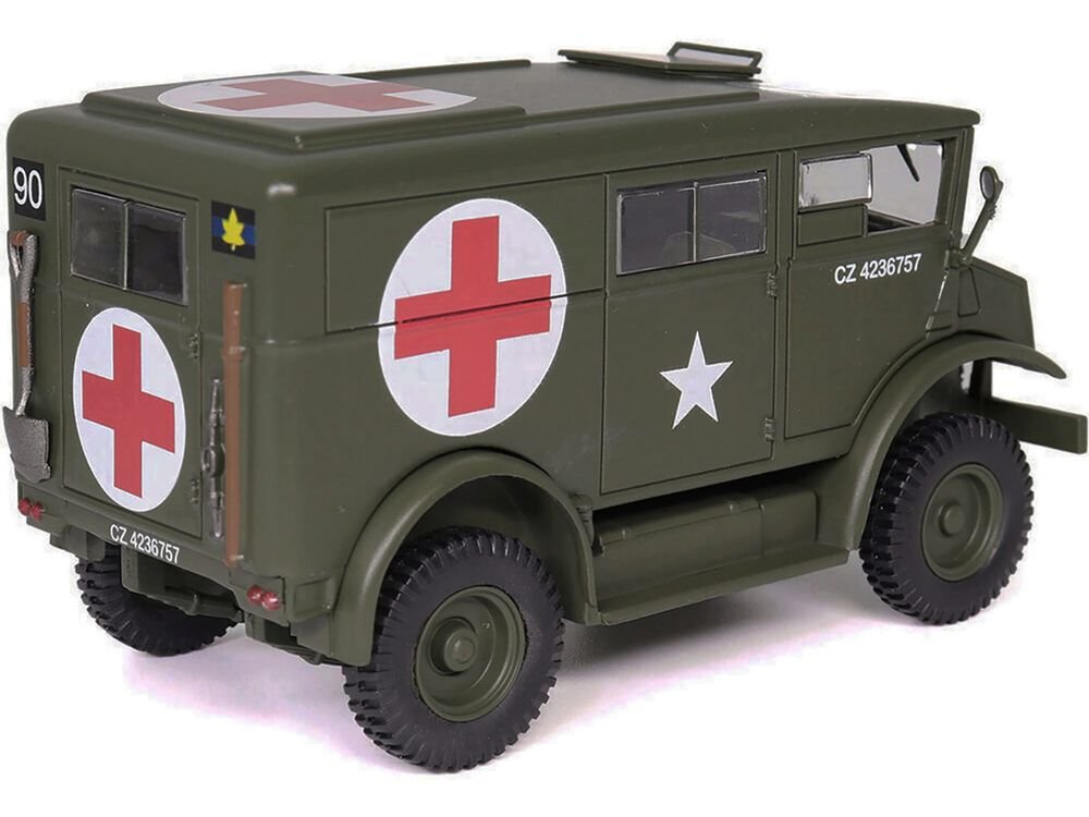 Chevrolet C8A Ambulance Olive Drab "United States Army" 1/43 Diecast Model by Militaria Die Cast view 3