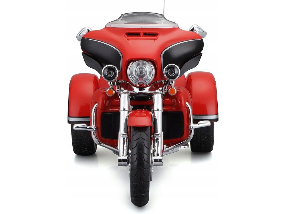 2021 Harley Davidson CVO Tri Glide Motorcycle Orange "H-D Custom" 1/12 Diecast Model by Maisto view 3